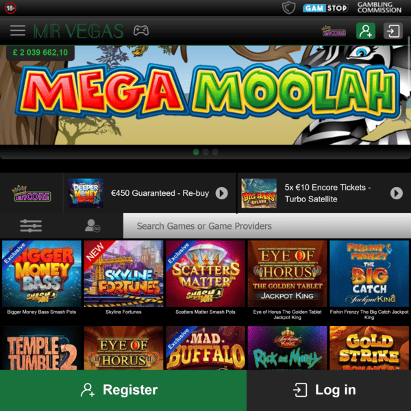 Mega Moolah Banner